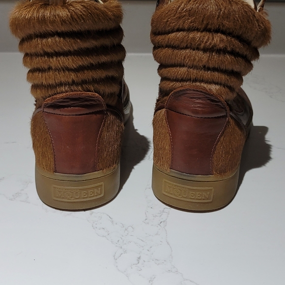 Puma X Alexander McQueen Pony Hair Hi-top sneakers - Picture 3 of 6